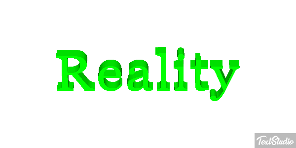 Reality Effet de texte