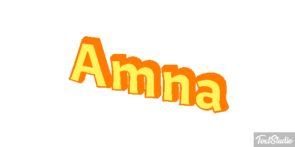 Amna Text effect