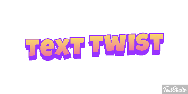 Text Twist Effet de texte