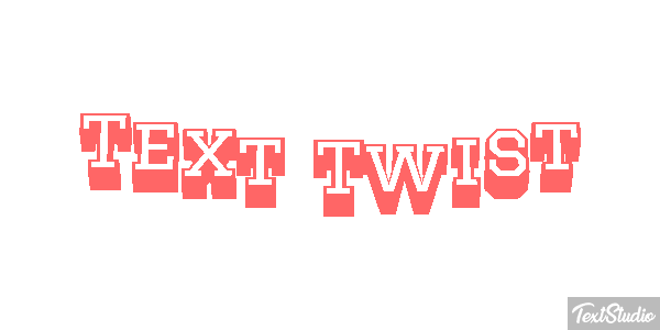 Text Twist Effet de texte