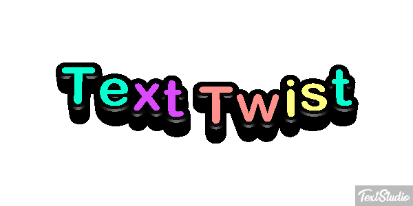 Text Twist Effet de texte