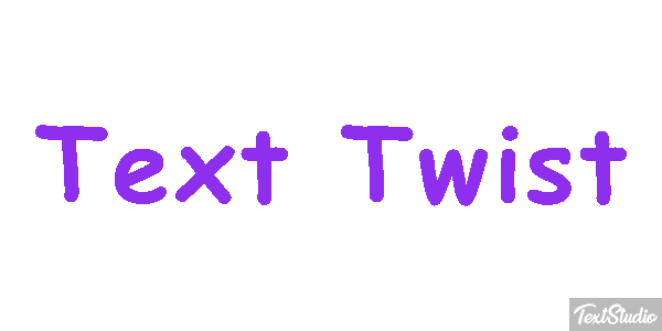Text Twist Effet de texte