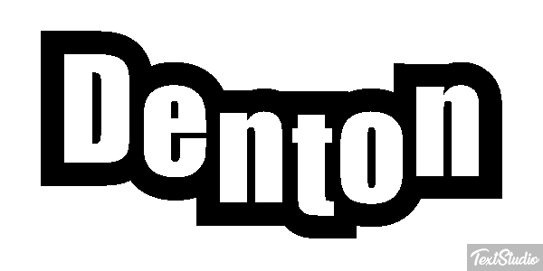 Denton Effetto testo