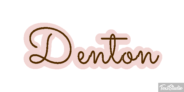 Denton Effetto testo