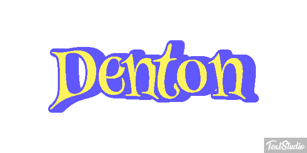 Denton Effetto testo