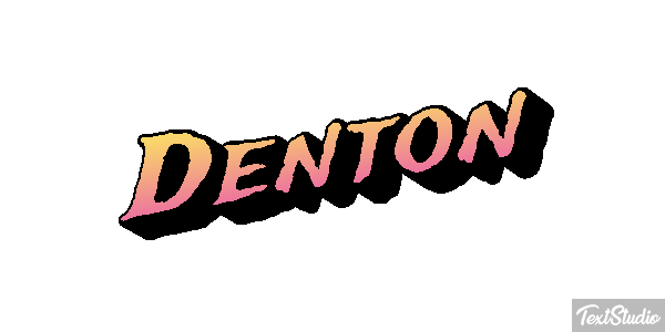 Denton Effetto testo
