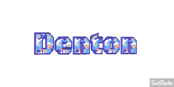 Denton Effetto testo