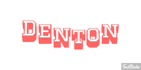 Denton Effetto testo