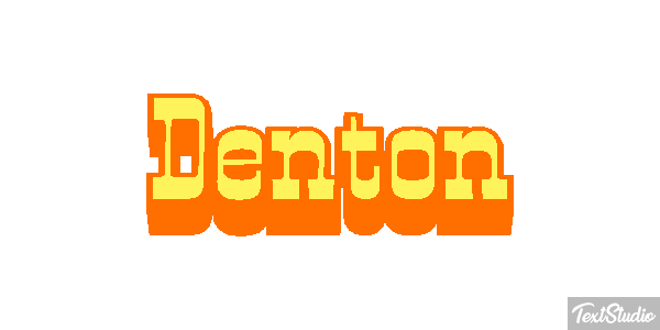 Denton Effetto testo