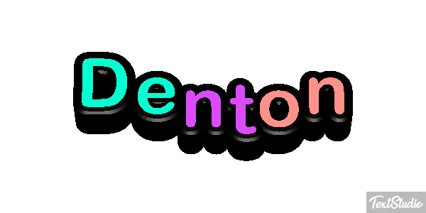Denton Effetto testo