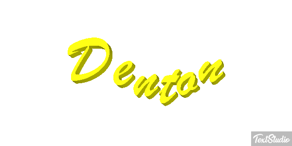 Denton Effetto testo