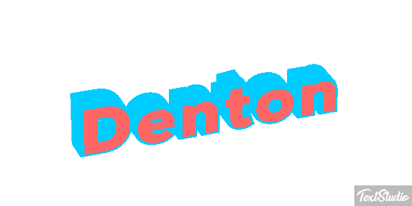 Denton Effetto testo