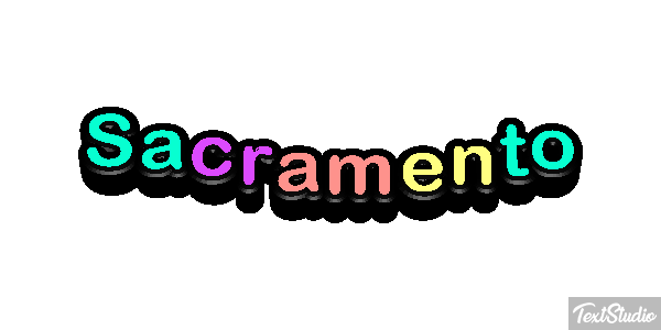 Sacramento Efekt tekstowy