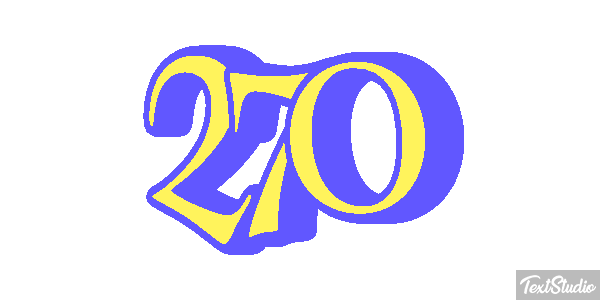 270 Text effect