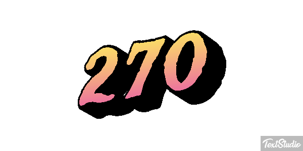 270 Text effect
