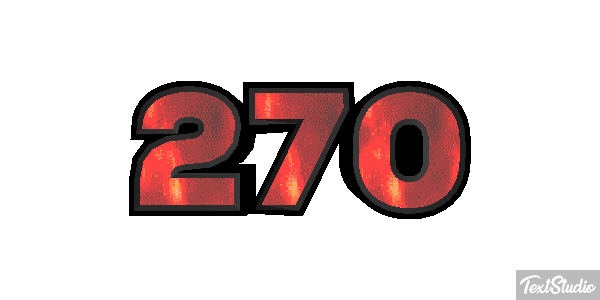 270 Text effect