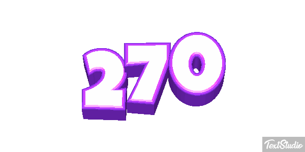 270 Text effect
