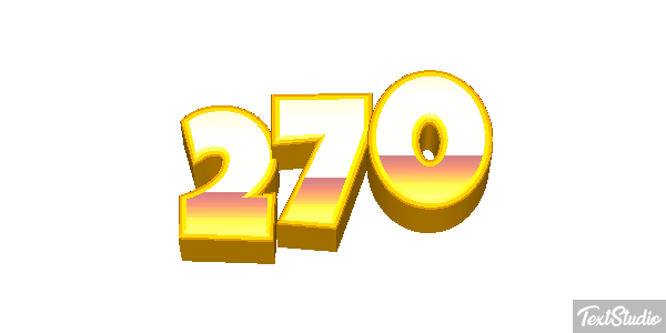 270 Text effect