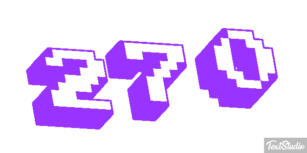 270 Text effect