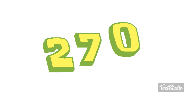 270 Text effect