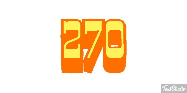 270 Text effect