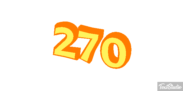 270 Text effect