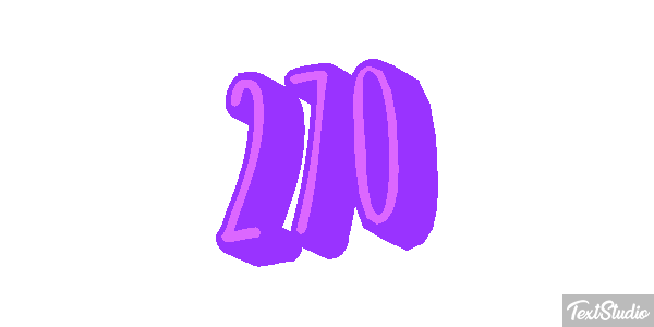 270 Text effect