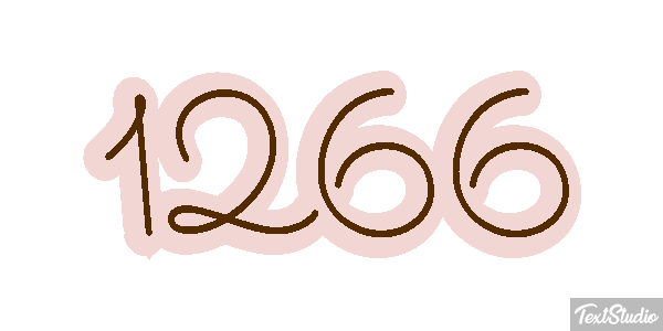 1266 Text effect