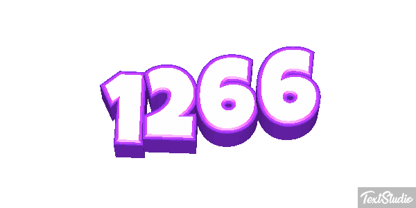 1266 Text effect