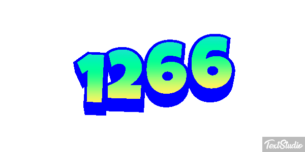 1266 Text effect