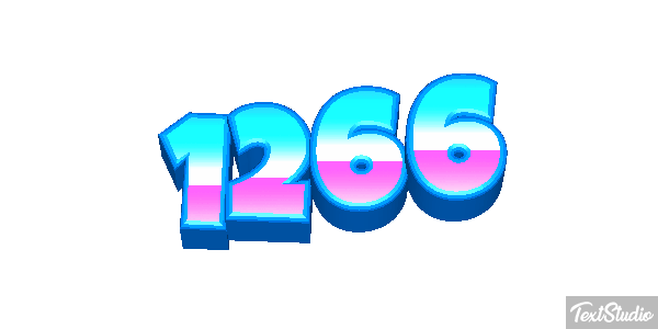 1266 Text effect