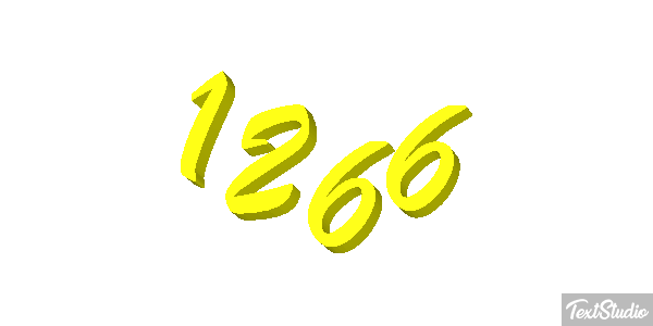 1266 Text effect