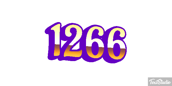 1266 Text effect
