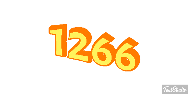 1266 Text effect
