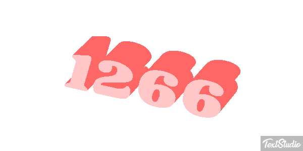 1266 Text effect