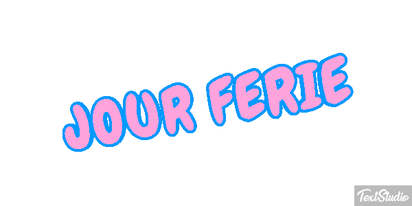 JOUR FÉRIÉ Effetto testo