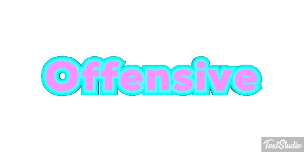 Offensive テキスト効果