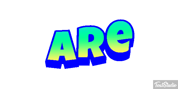 Are Tekst effect