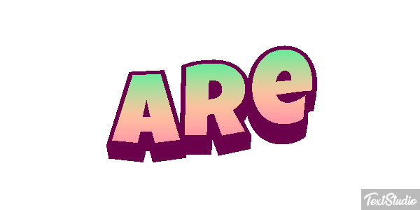 Are Tekst effect