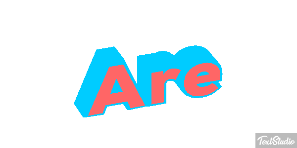 Are Tekst effect