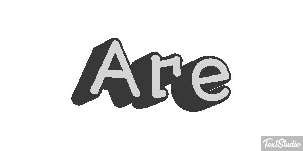 Are Tekst effect
