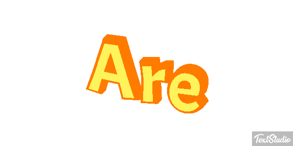 Are Tekst effect