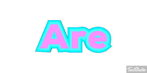 Are Tekst effect