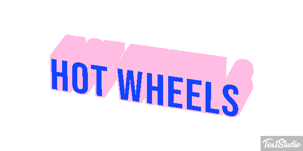 Hot Wheels Efecto de texto