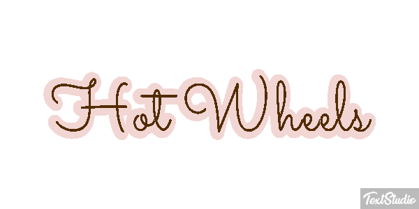 Hot Wheels Efecto de texto