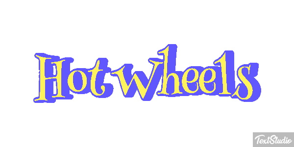 Hot Wheels Efecto de texto