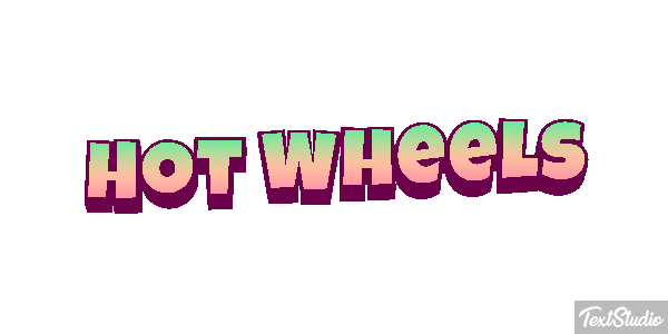 Hot Wheels Efecto de texto