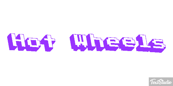 Hot Wheels Efecto de texto