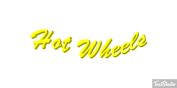 Hot Wheels Efecto de texto