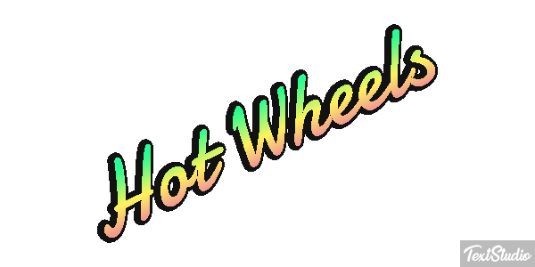 Hot Wheels Efecto de texto